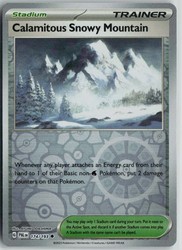 Calamitous Snowy Mountain 174/193 Paldea Evolved Reverse Holo