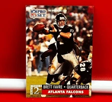 1991 NFL Pro Set Collector Football Card Falcons Brett Favre #762