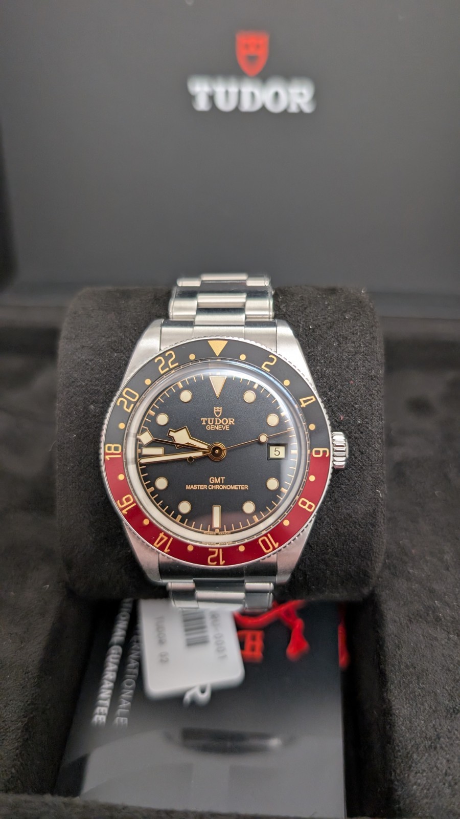 TUDOR Black Bay GMT 41mm GMT Date Box Papers 2024 7939G1A0NRU Coke Lovely! 