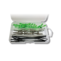 30 X Anti Tangle Feeder Boom Sortiment Box GrüN Chrome Schwarz Futterkorb Behr