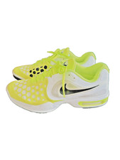 Nike Air Max Courtballistec 4.3 Rafa 487986-107 White Yellow Sneakers Mens 12US