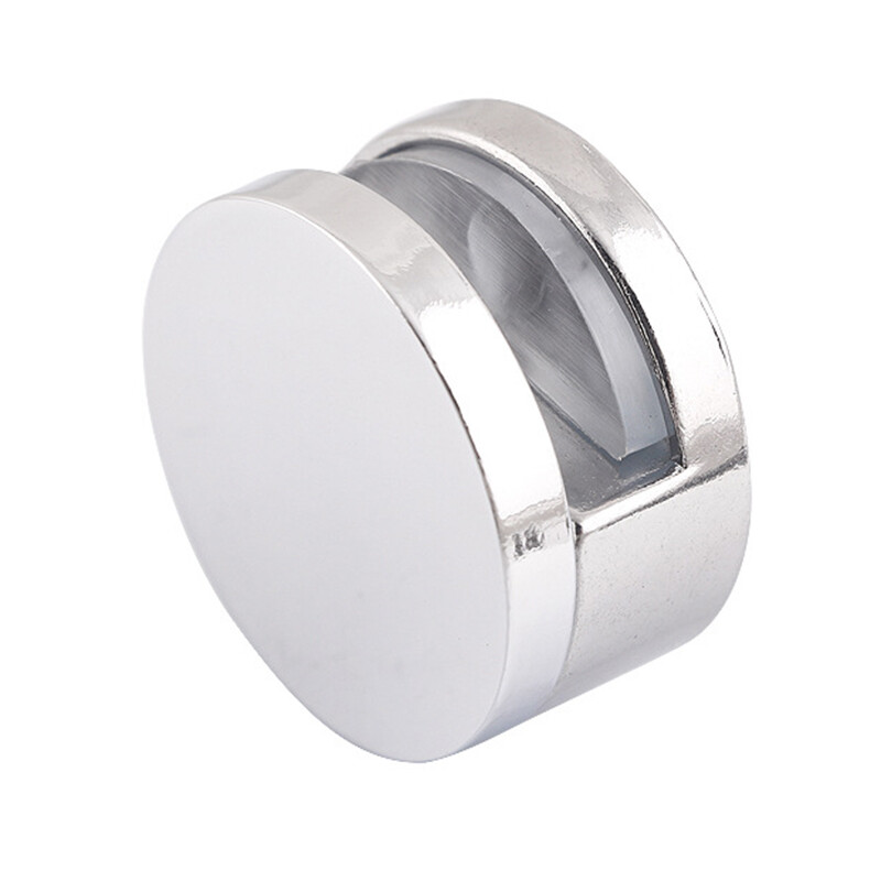 4PCS Glass Clamp Bathroom Mirror Clips Holder Zinc Alloy Clip Shelf