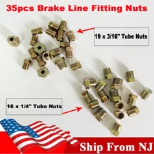 35pcs Inverted Flare Threads Brake Line Fittings Assortment Kits For 316 14 35pcs Inverted Flare Threads Brake Line Fittings Assortment Kits For 316 14