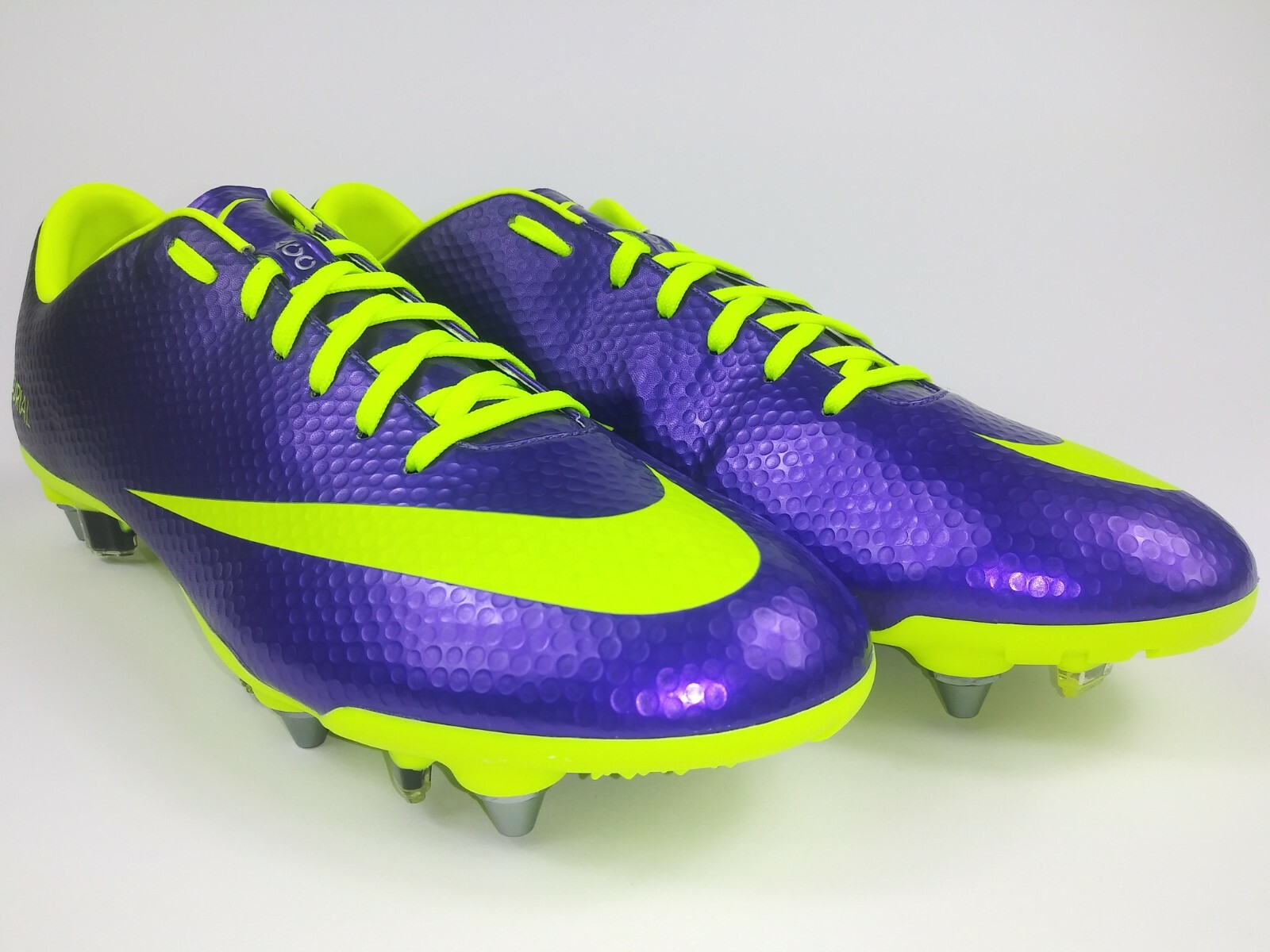 nike mercurial purple and yellow