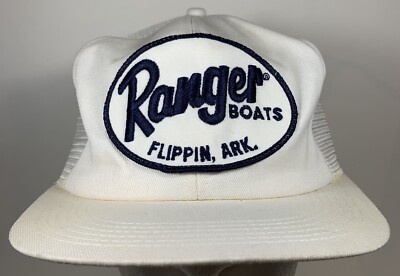 Vintage Ranger Boats Hat Flippin ARK Made In USA K-Products Patch