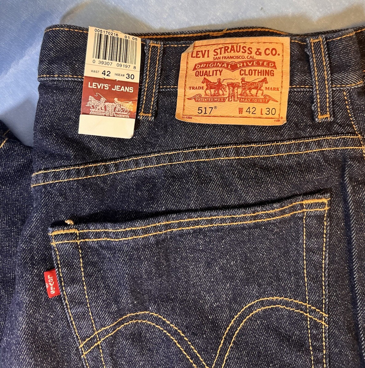 NEW Vintage USA Levis 517 Deadstock NWT Bootcut Jeans Size 42 x 30
