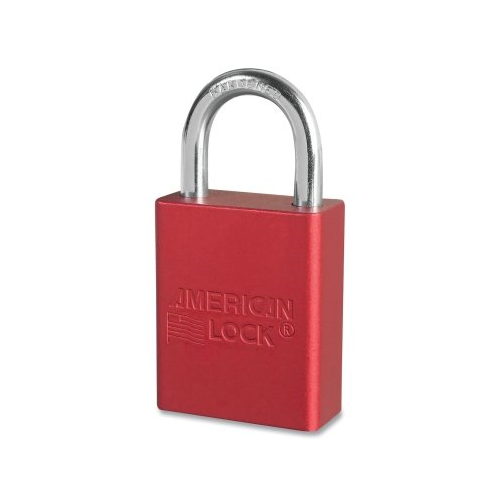 American Lock Anodized Aluminum Safety Padlock, 1/4 Inches Dia, 1 ...