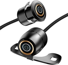 Car SUV RV Backup/Front/Side View Camera with Gold Rim AHD/CVBS Reverse Rear Cam