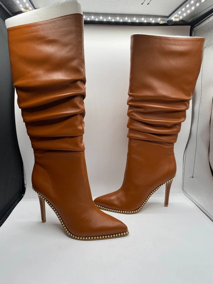 BCBGeneration женщин коричневый Harbi острый носок натуральной кожи ботинки размер 9 М новый в коробке - Изображение 2 из 4