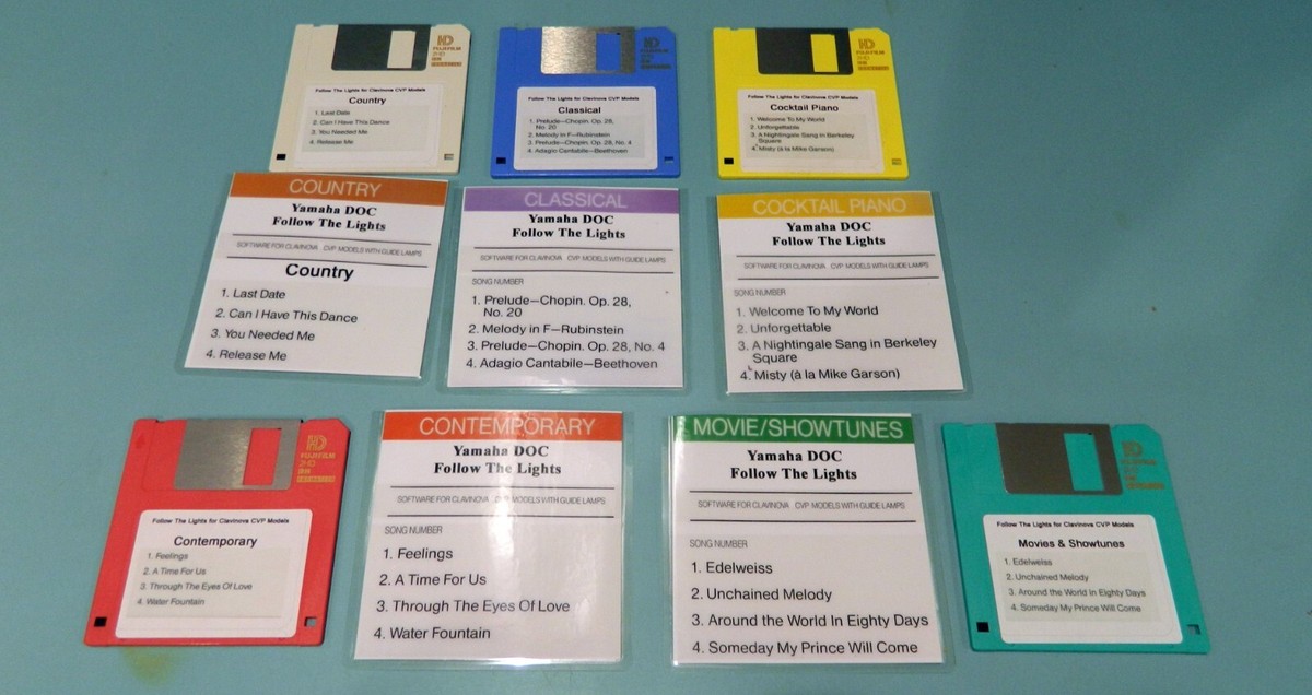 Yamaha Easy Disk Orchestra Collection for Clavinova CVP Follow The