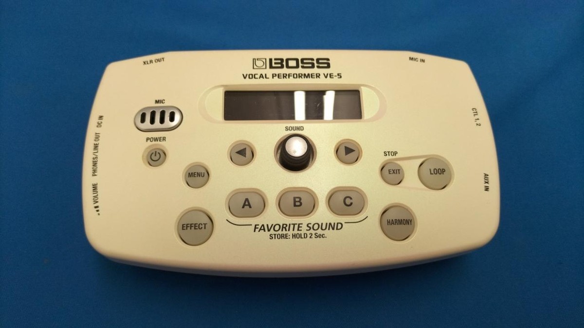BOSS VE-5 White Vocal Performer Effect Processor Effects VE-5-WH