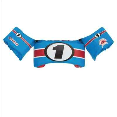 #ad Airhead Water Otter Classic Life Jacket Kids 33 55 lbs NWT Race Car $14.87