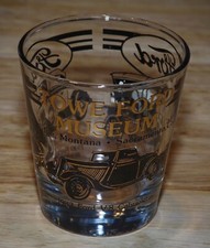 VINTAGE Scotch Whiskey Glass TOWE FORD MUSEUM 22k Gold Made in USA