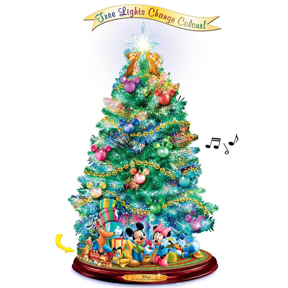 Bradford Exchange Disney Tabletop Christmas Tree With Lights