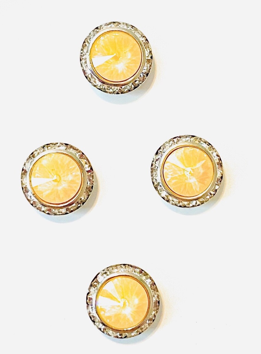 Pin's Magnétiques Cristaux Rivoli Ultra Citrine AB - Numéros De Spectacle Cheval, Neufs USA