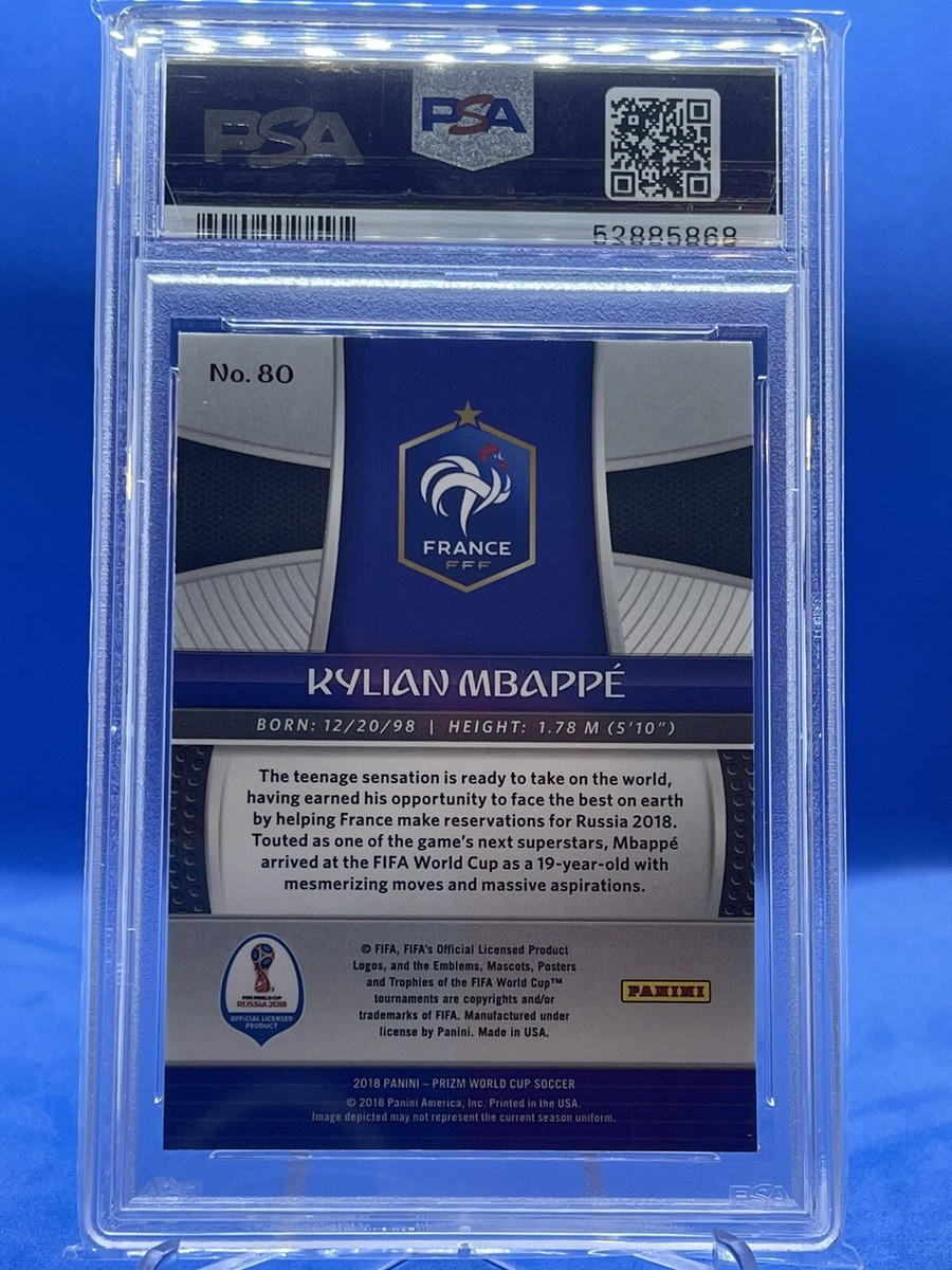 PSA9 RC mbappe panini 2018 W杯 2018 Panini Prizm World Cup Kylian Mbappe Rookie RC PSA 9 | eBay