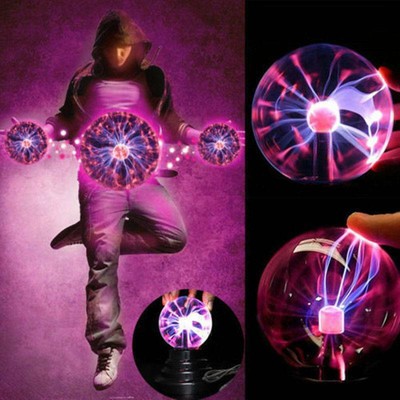 NEU Glass Magic Plasma Ball Light Große Tischleuchten Sphere Night Lamp Tou