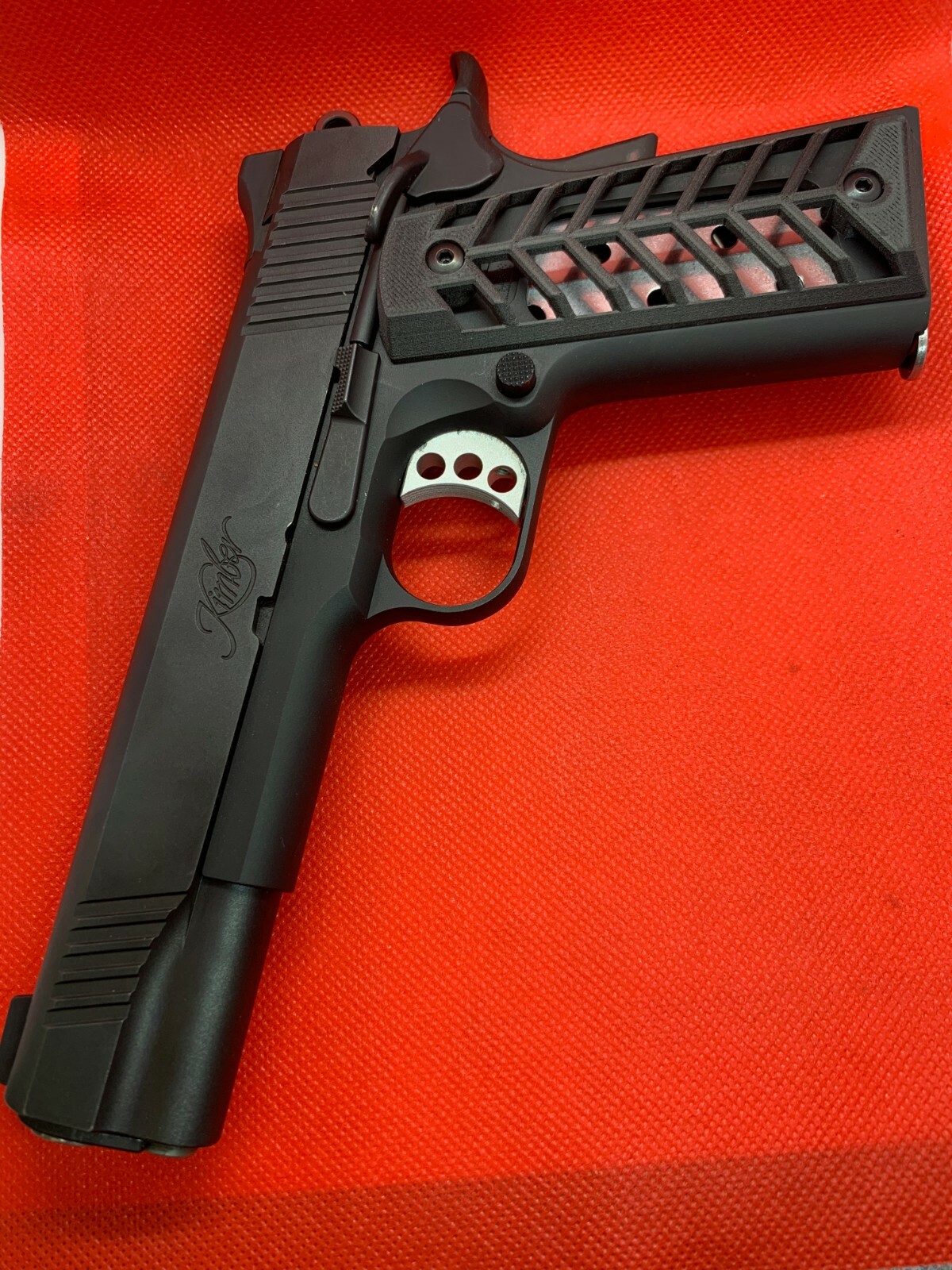 1911 CARBON FIBER SKELETON RIB CAGE GRIPS eBay