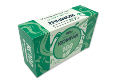 mint cigarette filters KOMPAN KLIK MINT 100 Empty Cigarette Filter Tubes King Size 1 Box