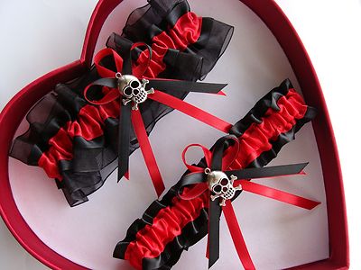 NEW Sexy Wedding Garter Red Black Prom GetTheGoodStuff Skull Crossbones | eBay NEW Sexy Wedding Garter Red Black Prom GetTheGoodStuff Skull Crossbones | eBay