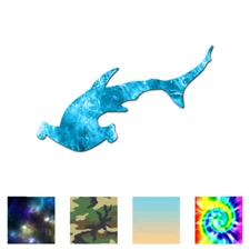 Hammerhead Shark - Vinyl Decal Sticker - Multiple Patterns & Sizes - ebn988