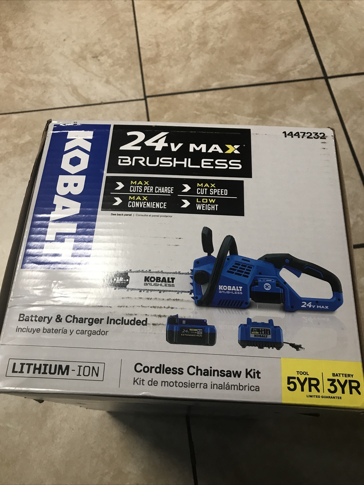 Kobalt 1447232 24v Max Brushlesss 