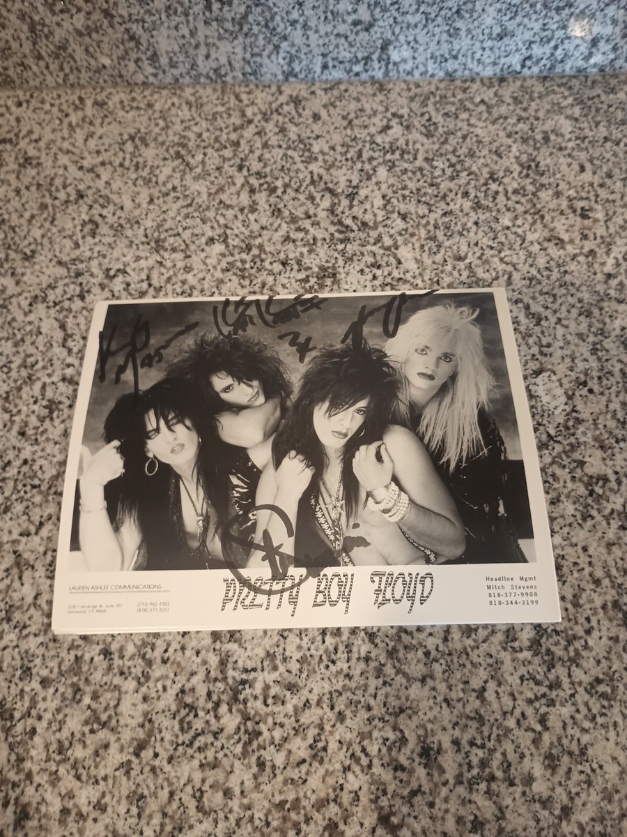 Pretty Boy Floyd Band Signed Photo Poster Steve Sex Summers