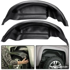2X Rear Wheel Well Guards Inner Fender Mud Flaps Fit For 2015 - 2020 Ford F-150