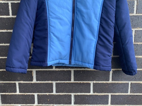 Roxy Girls Puffer bomber Jacket TEENIE WAHINE L/G Vintage Sky Blue QUIKSILVER - Picture 6 of 10