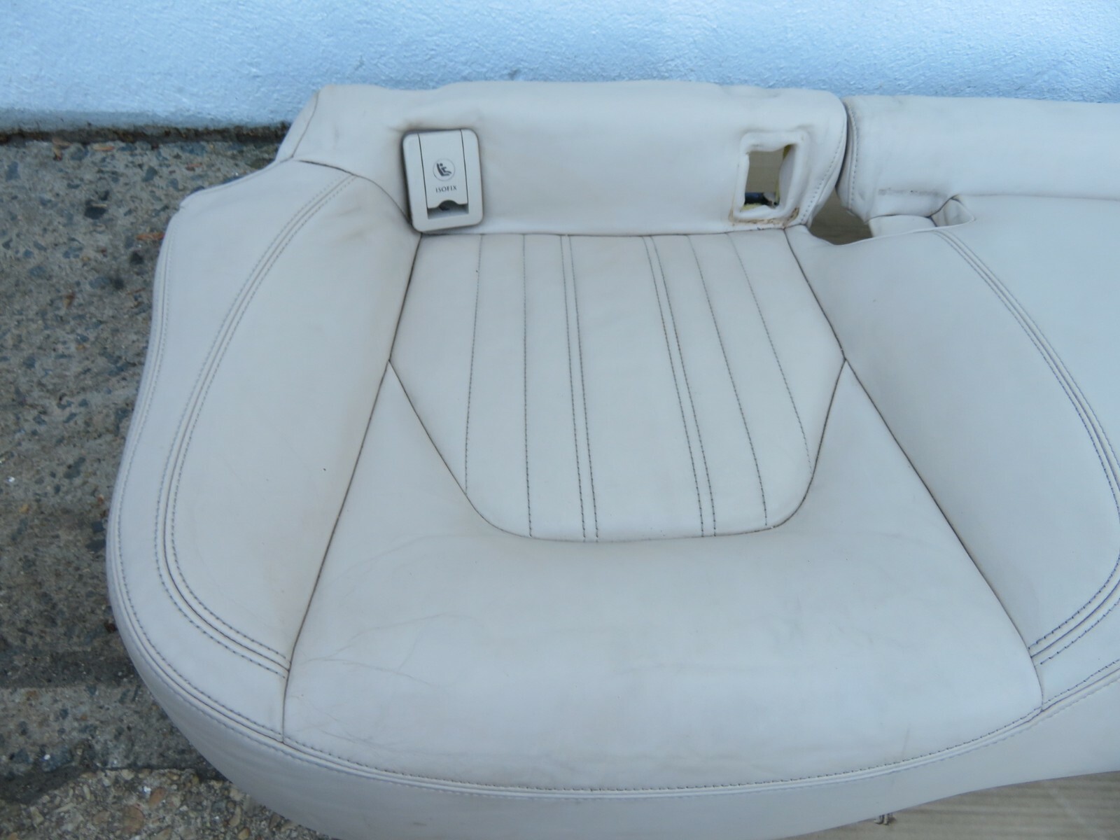 2014-2017 MASERATI GHIBLI S Q4 REAR SECOND ROW LOWER SEAT BOTTOM LEATHER OEM