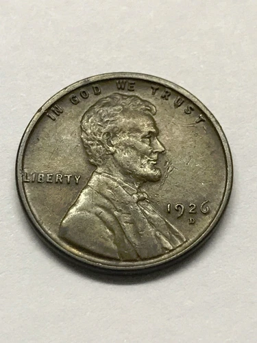 1926-D Lincoln Wheat Cent XF #12587