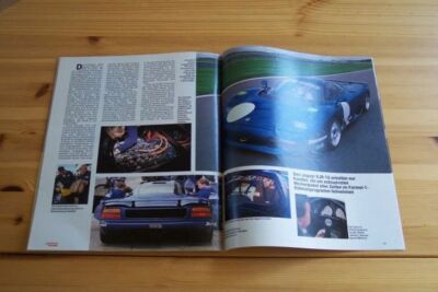 Autozeitung 13239) Der Hammer! Jaguar XJR-15 mit 450PS im Fahrbericht auf 5 Sei