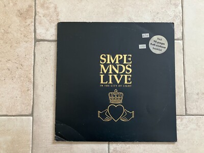 Simple Minds  _ Live in The City of Light _ 2 X Vinile LP 33giri 12'' eu 1987 1st