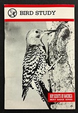 1982 Boy Scouts Of America Bird Study Merit Badge Series Vintage BSA Booklet