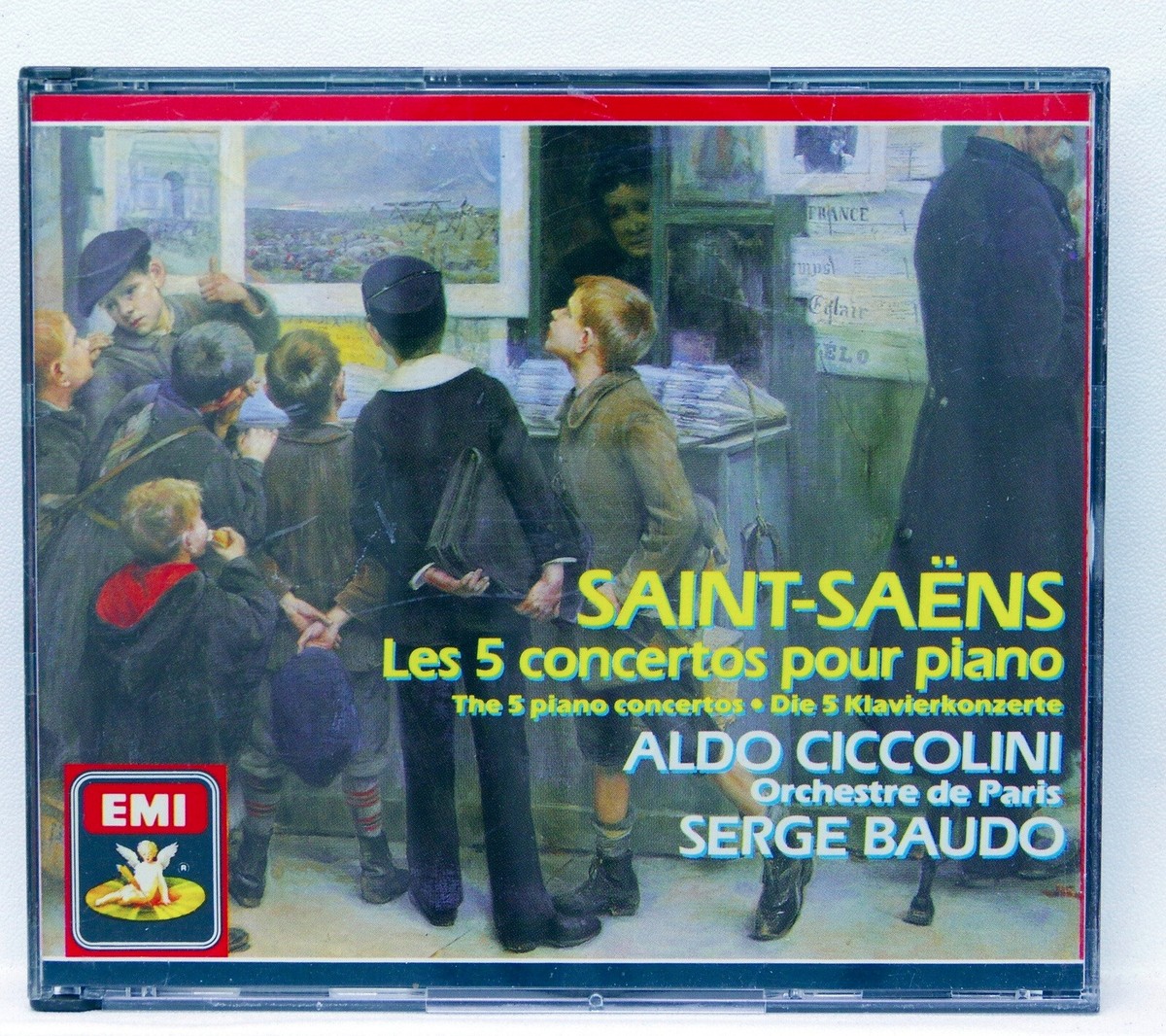 ALDO CICCOLINI, SERGE BAUDO - SAINT-SAENS the 5 piano