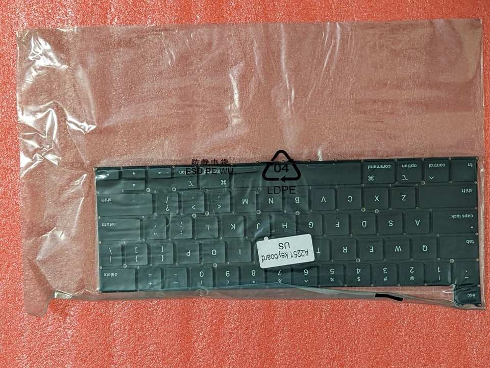 New Keyboard US for MacBook Pro 13" 2020 A2251 EMC 3348 MWP42 MWP52 MWP62 MWP72 - Image 2 of 4