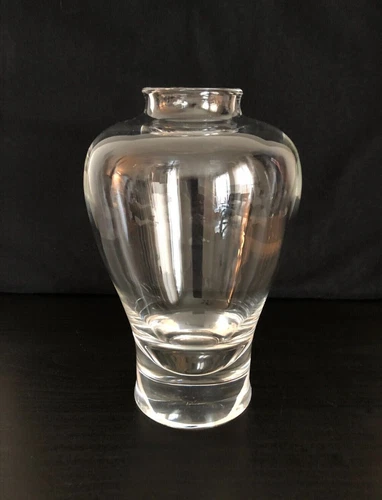 Vintage Steuben Glass Vase, Shoulder Baluster Form, Signed.