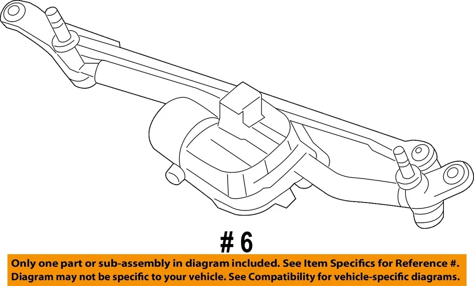 Motor de limpador de para-brisa usado serve: Cadillac 2014 Cts grau A - Imagem 4 de 4
