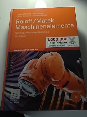 roloff matek maschinenelemente Normung Berechnung Gestaltung | eBay.de