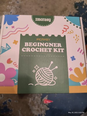 Beginner Crochet Kit Adult Turtle Family Crochet Animal Kit Tutorial Crafts New