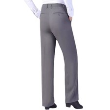 Men Latin Pants Trousers Dance Straight Casual Stage Modern Ballroom Practice