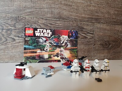 Lego Star Wars Clone Trooper Battle Pack 7655 100% Complete