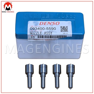 093400-5590 / 23620-58030 x4 DENSO GENUINE NOZZLE ASSY SET 14B FOR COASTER DYNA