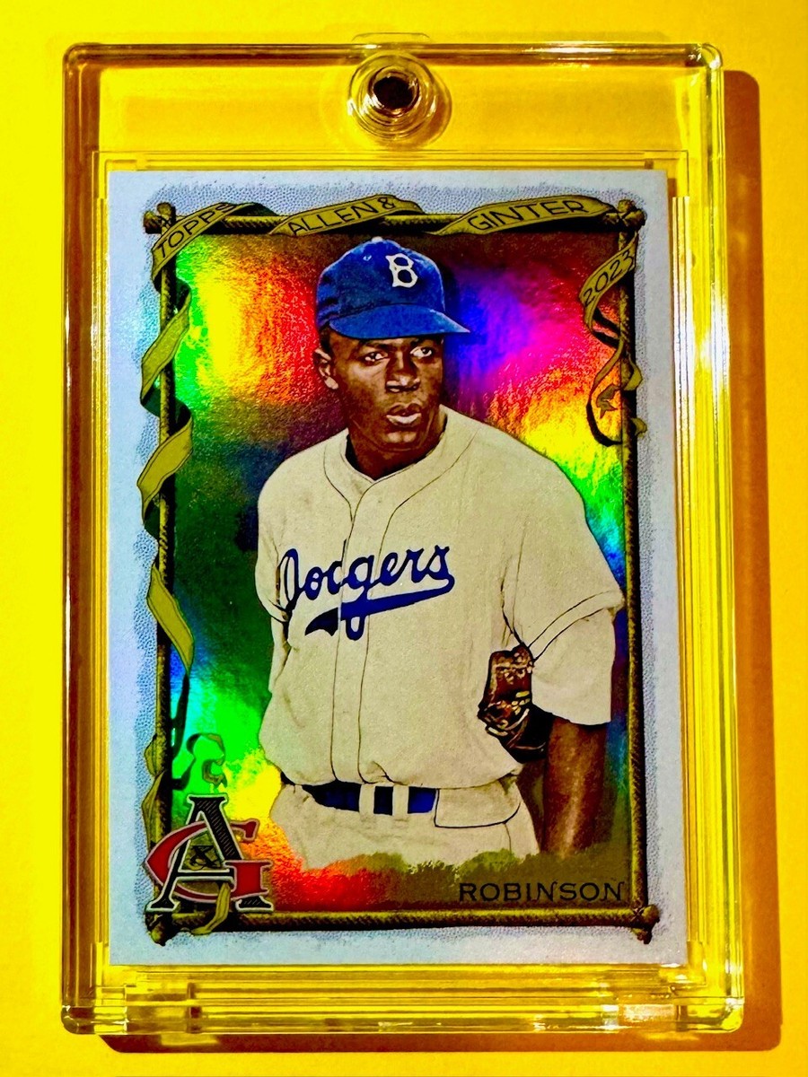 Fabulous AssortedBook limited edition★レア Jackie Robinson SILVER FOIL REFRACTOR TOPPS ALLEN & GINTER THE