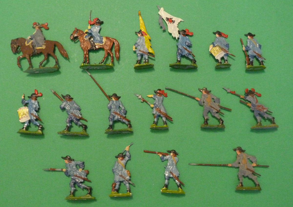 Plats d'étain - Zinnfiguren - Flat tin : 25 soldats turcs ottomans divers | UK