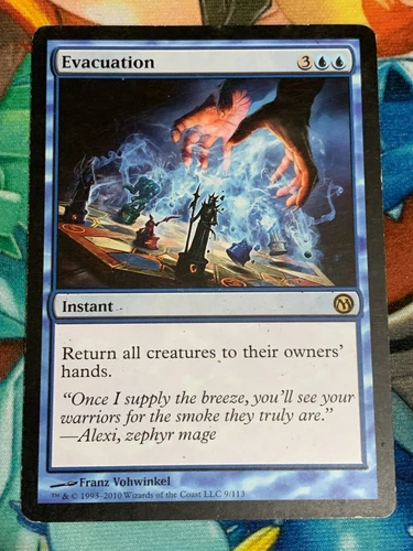 C727 MAGIC THE GATHERING DUELS OF THE PLANESWALKERS EVACUATION #9 HP MTG
