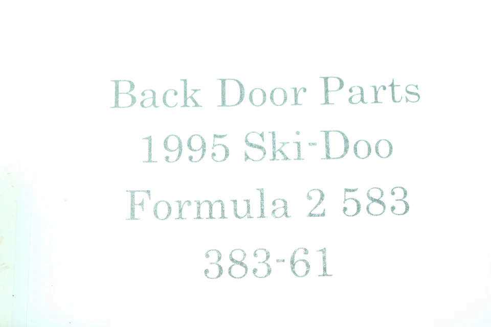 Переключатель подогревателя для рук 1995 Ski-doo Formula Z 583  - Изображение 4 из 4