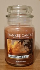Image of YANKEE CANDLE SANDALWOOD LARGE JAR  NEVER BEEN BURNED