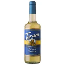 Torani Sugar Free French Vanilla Syrup(750 mL), G-French Vanilla-sf
