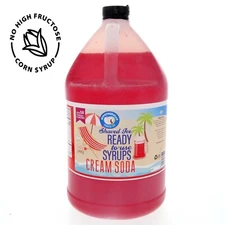 Hypothermias CREAM SODA 🍧 Snow Cone machine Shaved Ice Flavor Syrup GALLON